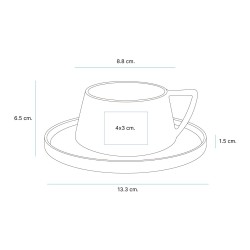 Set de Taza Hassan | Personalizada con tu Logo