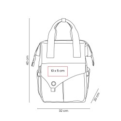 Mochila Pañalera Nahia | Personalizada con tu Logo