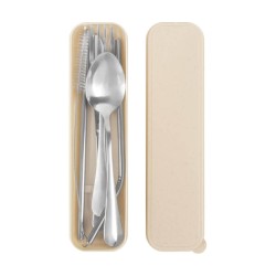 Set de Cubiertos Kiva | Personalizado con tu Logo
