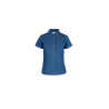 Camisa de Mezclilla Manga Corta para Dama - D0600