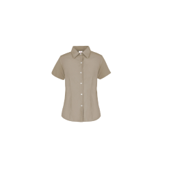 Camisa de Gabardina Manga Corta para Dama - D0606