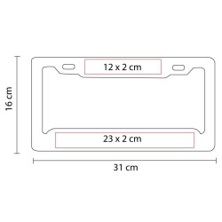 Porta Placa - PRO 024